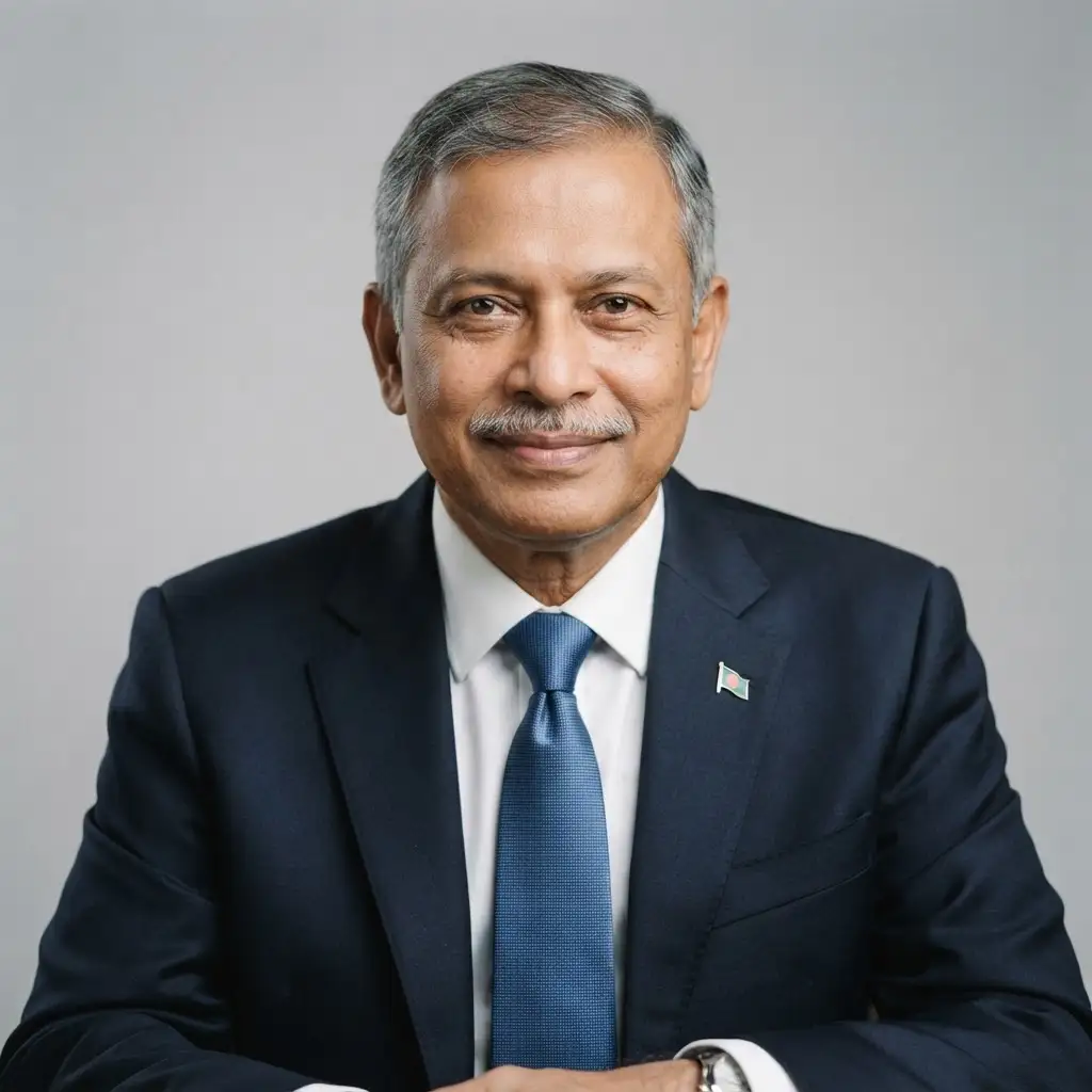 Portrait of Md. Abdul Hakim Sikder, President